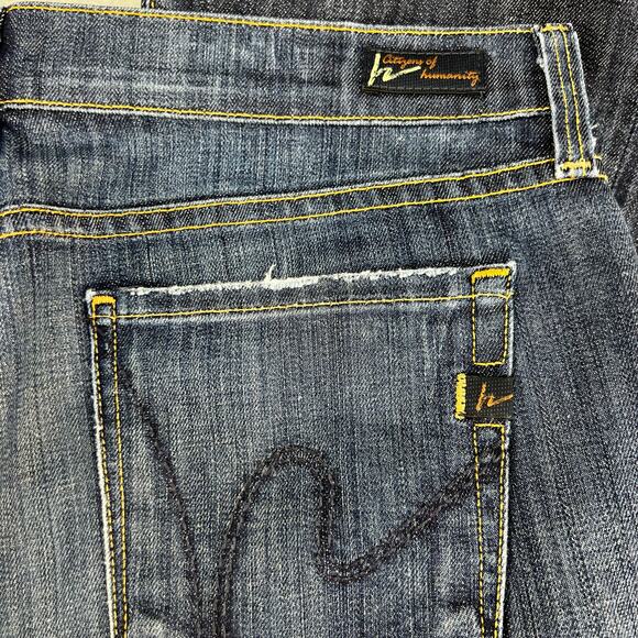 Citizens of Humanity Jeans Women's 29 (8) Dark Blue Dita Petite Bootcut Preppy - Picture 5 of 14